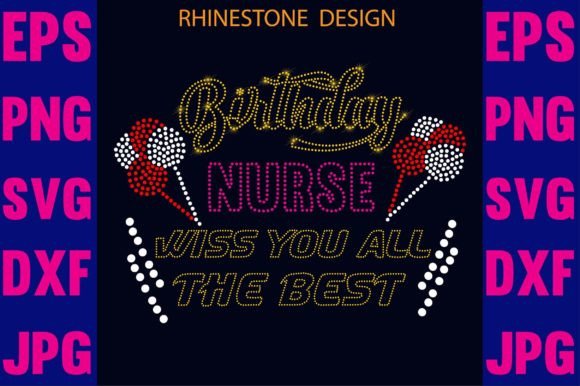Birthday Nurse Graphics for Crafts