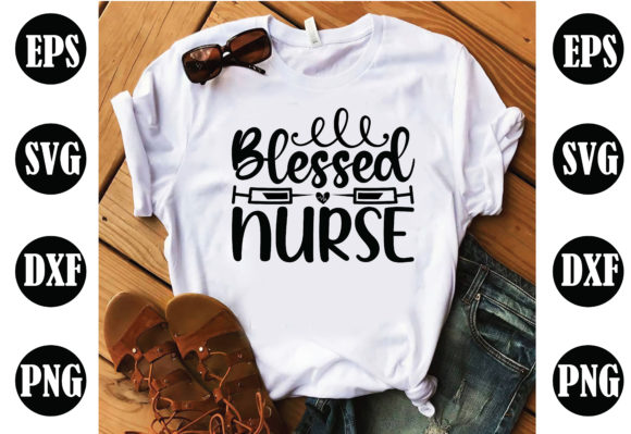 Blessed Nurse Graphics for Crafts