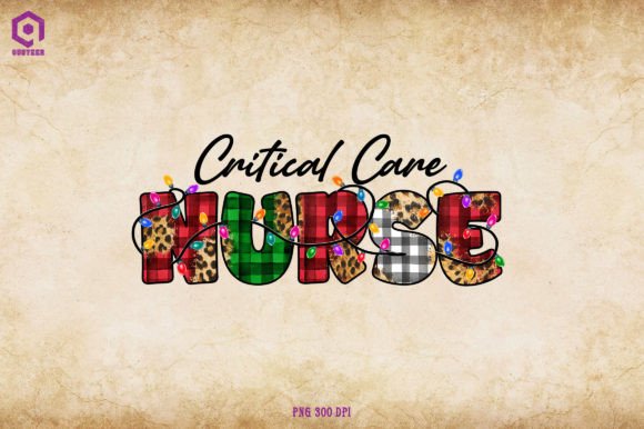 Critical Care NURSE Graphics for Crafts