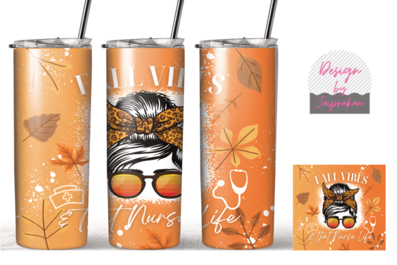 Fall Vibes Nurse Life Graphics for Crafts