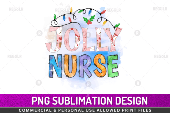 Jolly Nurse Graphics for Crafts