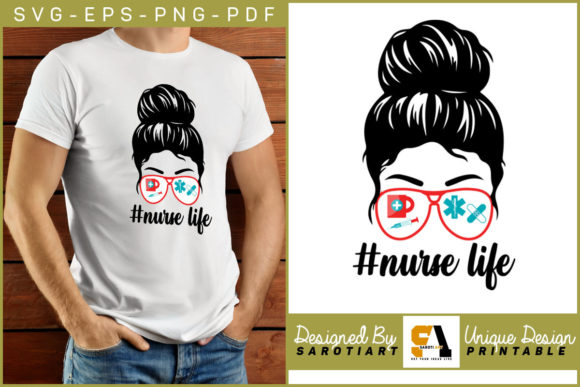 Nurse Life Vector: Graphics for Crafts & Branding