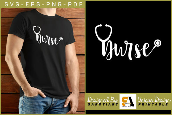 Nurse Stethoscope Graphics for Crafts & Web