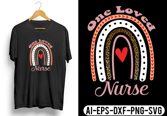 One Loved Nurse Shirt: Graphics for Crafts