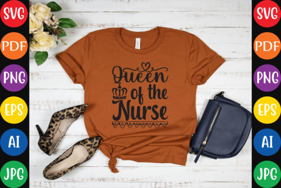 Queen of the Nurse Graphics for Crafts