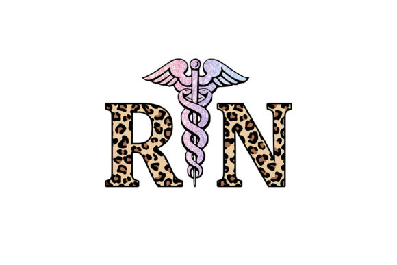 Registered Nurse Leopard Graphics for Crafts