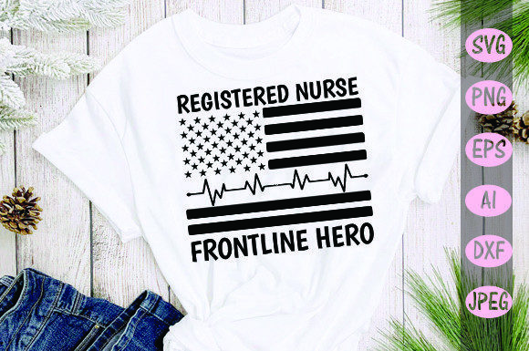 Registrated Nurse Graphics for Crafts