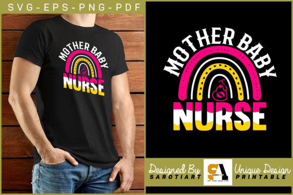 Reviewing Mother Baby Nurse T-shirt Sublimation for Embroidery